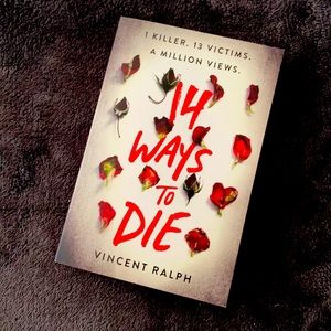 this is a book called "14 ways to die". It hasn't been opened yet so, its clean.